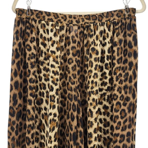 Vintage L Rothschild For Lilli Ann Animal Print Baggy Parachute Pants Medium - Picture 4 of 10